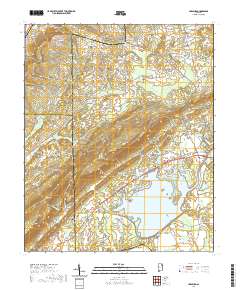 USGS US Topo 7.5-minute map for Leesburg AL 2020