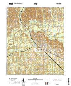 USGS US Topo 7.5-minute map for Linden AL 2020