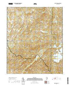 USGS US Topo 7.5-minute map for Lineville East AL 2020