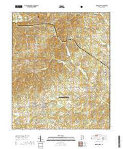 USGS US Topo 7.5-minute map for Lineville West AL 2021