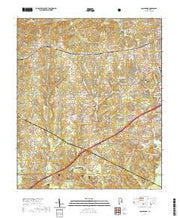 USGS US Topo 7.5-minute map for Loachapoka AL 2021