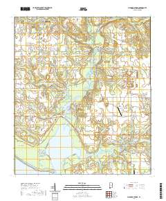 USGS US Topo 7.5-minute map for Magnolia Springs AL 2020