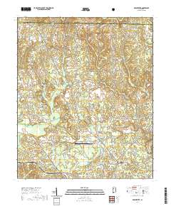 USGS US Topo 7.5-minute map for Manchester AL 2021