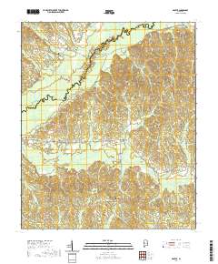 USGS US Topo 7.5-minute map for Mantua AL 2020