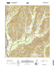 USGS US Topo 7.5-minute map for Maplesville East AL 2020