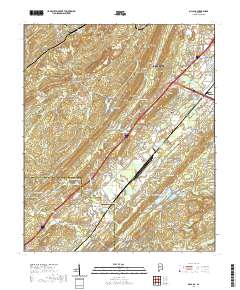 USGS US Topo 7.5-minute map for McCalla AL 2020