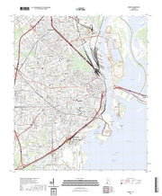 US Topo 7.5-minute map for Mobile AL