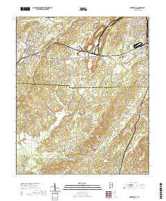 USGS US Topo 7.5-minute map for Montevallo AL 2020