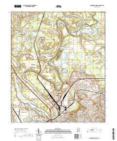 USGS US Topo 7.5-minute map for Montgomery North AL 2020