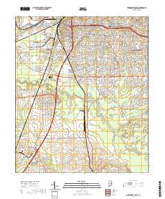 USGS US Topo 7.5-minute map for Montgomery South AL 2020