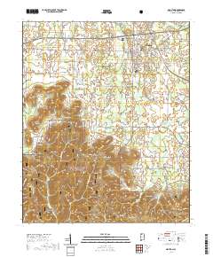 USGS US Topo 7.5-minute map for Moulton AL 2021