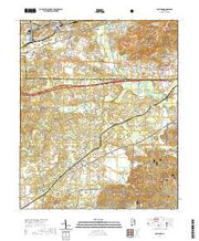 USGS US Topo 7.5-minute map for Munford AL 2021