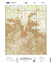 USGS US Topo 7.5-minute map for Newburg AL 2021