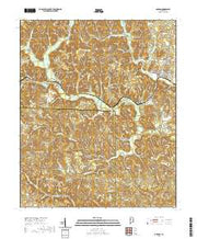 USGS US Topo 7.5-minute map for Oakman AL 2020