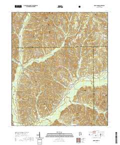 USGS US Topo 7.5-minute map for Oakmulgee AL 2021