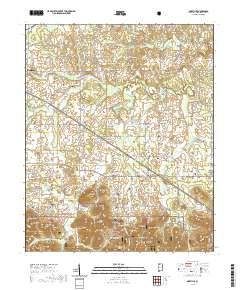 USGS US Topo 7.5-minute map for Oakville AL 2021