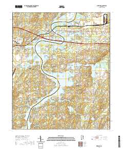 USGS US Topo 7.5-minute map for Riverside AL 2020