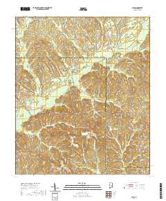 USGS US Topo 7.5-minute map for Saco AL 2020