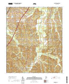 USGS US Topo 7.5-minute map for Sandy Ridge AL 2020