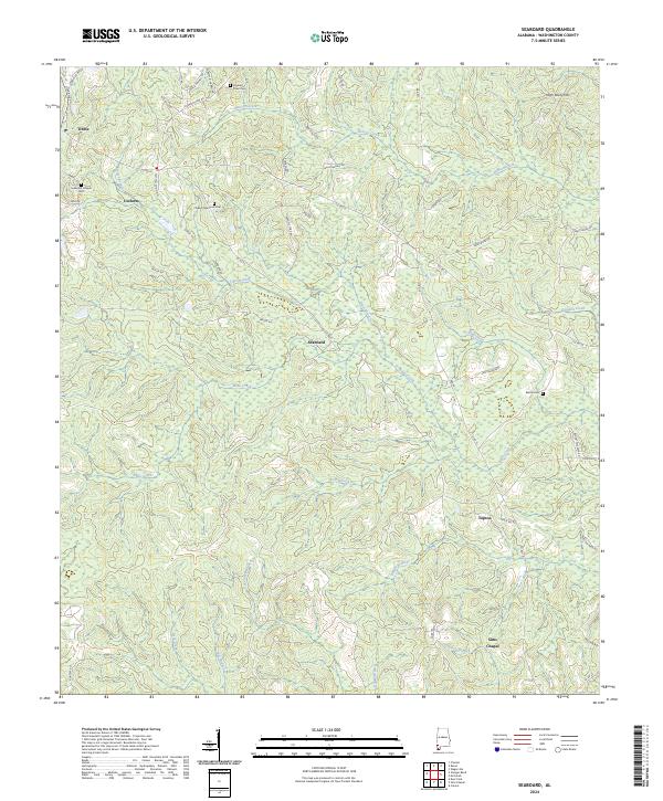 US Topo 7.5-minute map for Seaboard AL