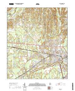 USGS US Topo 7.5-minute map for Selma AL 2020