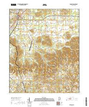 USGS US Topo 7.5-minute map for Spruce Pine AL 2020