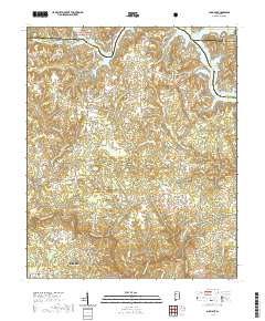 USGS US Topo 7.5-minute map for Sunlight AL 2021