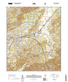 USGS US Topo 7.5-minute map for Talladega AL 2021