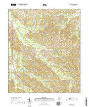 USGS US Topo 7.5-minute map for Teasleys Mill AL 2020