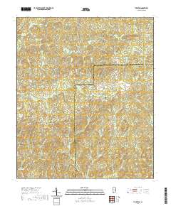 USGS US Topo 7.5-minute map for Thornton AL 2020