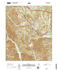 USGS US Topo 7.5-minute map for Townley AL 2020