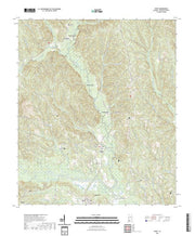 US Topo 7.5-minute map for Toxey AL