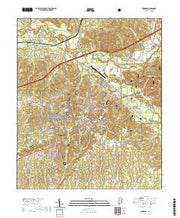 USGS US Topo 7.5-minute map for Tuskegee AL 2021