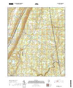 USGS US Topo 7.5-minute map for Valley Head ALGA 2020