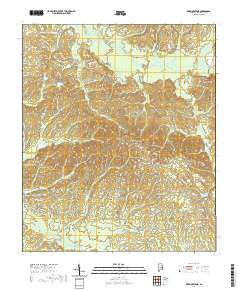 USGS US Topo 7.5-minute map for Warriorstand AL 2020