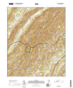 USGS US Topo 7.5-minute map for Wattsville AL 2020