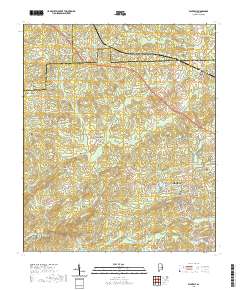 USGS US Topo 7.5-minute map for Waverly AL 2020