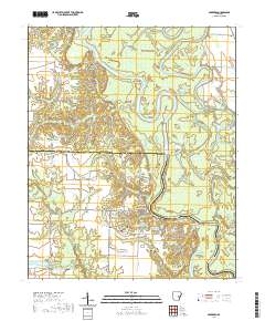 USGS US Topo 7.5-minute map for Aberdeen AR 2020