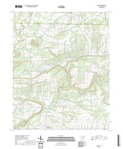 US Topo 7.5-minute map for Barney AR