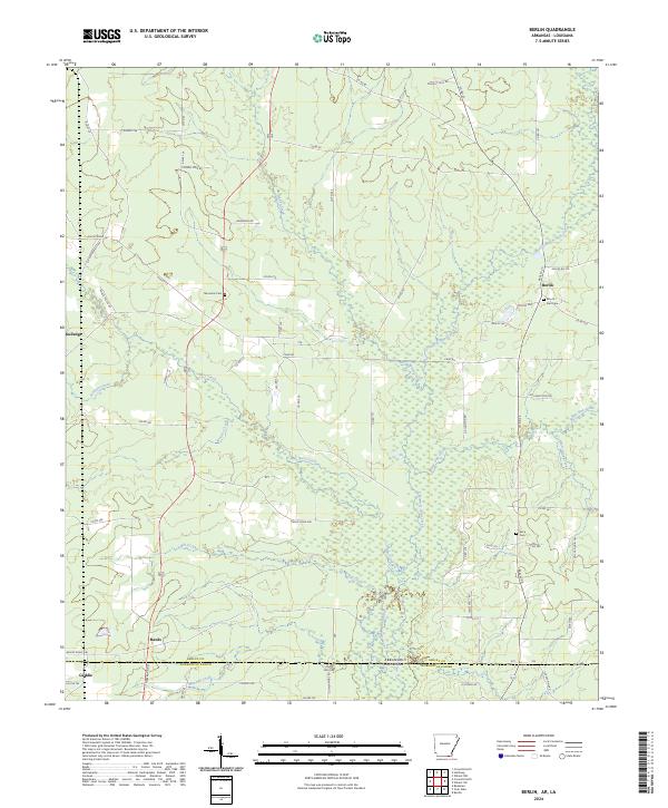 US Topo 7.5-minute map for Berlin ARLA