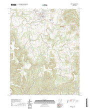 US Topo 7.5-minute map for Berryville AR