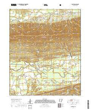 USGS US Topo 7.5-minute map for Bluffton AR 2020