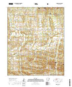 USGS US Topo 7.5-minute map for Board Camp AR 2020