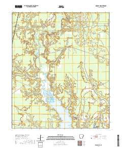 USGS US Topo 7.5-minute map for Bradley NE AR 2020