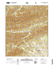 USGS US Topo 7.5-minute map for Brushy Creek Mountain AR 2020