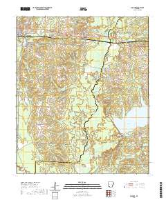 USGS US Topo 7.5-minute map for Buckner AR 2020