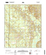 USGS US Topo 7.5-minute map for Bussey AR 2020