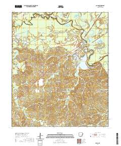 USGS US Topo 7.5-minute map for Calion AR 2020