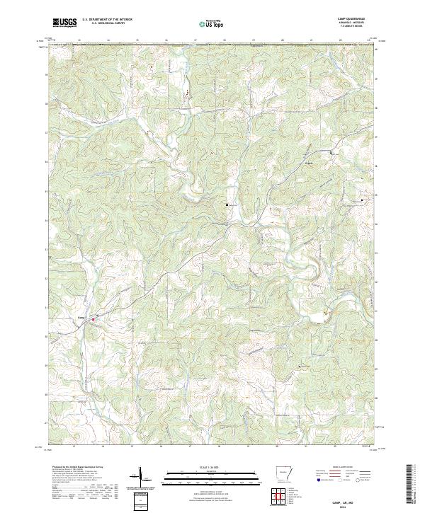 US Topo 7.5-minute map for Camp ARMO