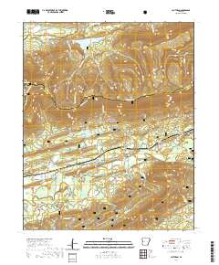 USGS US Topo 7.5-minute map for Cauthron AR 2020